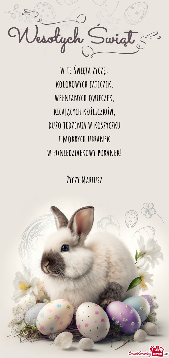 Dużo jedzenia w koszyczku i mokrych ubranek w poniedziałkowy poranek! Mariusz