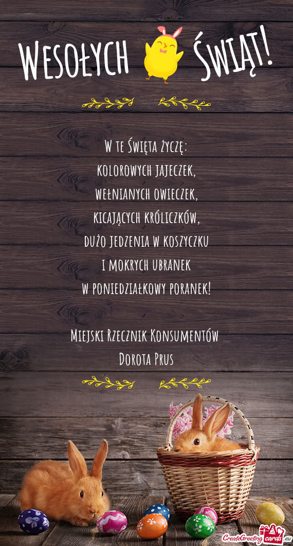 Dużo jedzenia w koszyczku i mokrych ubranek w poniedziałkowy poranek! Miejski Rzecznik Kons