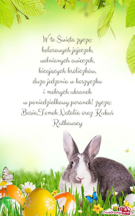 Dużo jedzenia w koszyczku i mokrych ubranek w poniedziałkowy poranek! życzą