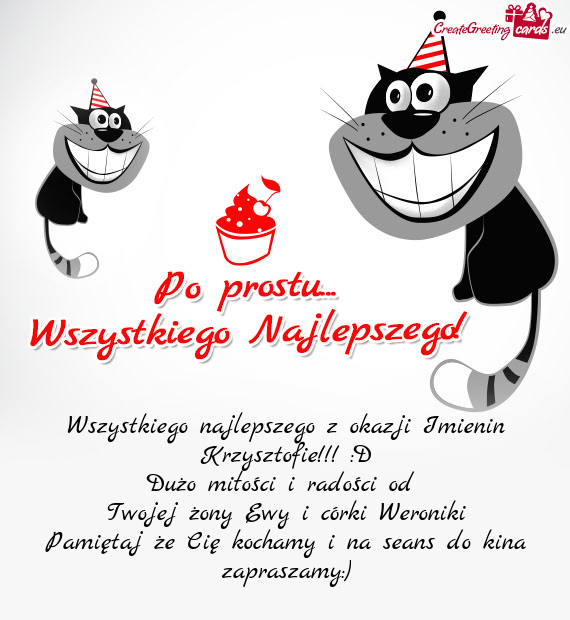 Dużo miłości i radości od