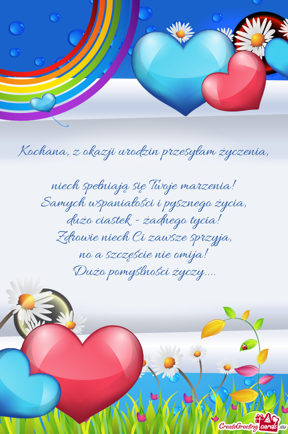 Dużo pomyślności życzy