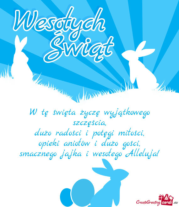 Dużo radości i potęgi miłości