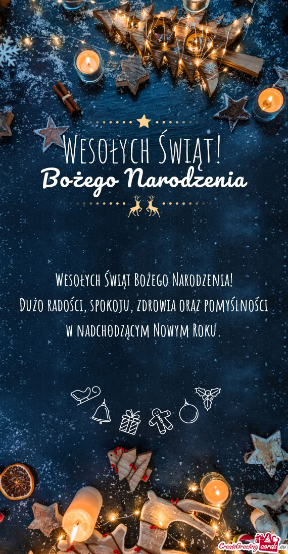 Dużo radości, spokoju, zdrowia oraz pomyślności w nadchodzącym Nowym Roku