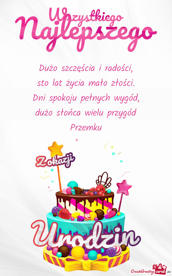 Dużo słońca wielu przygód Przemku