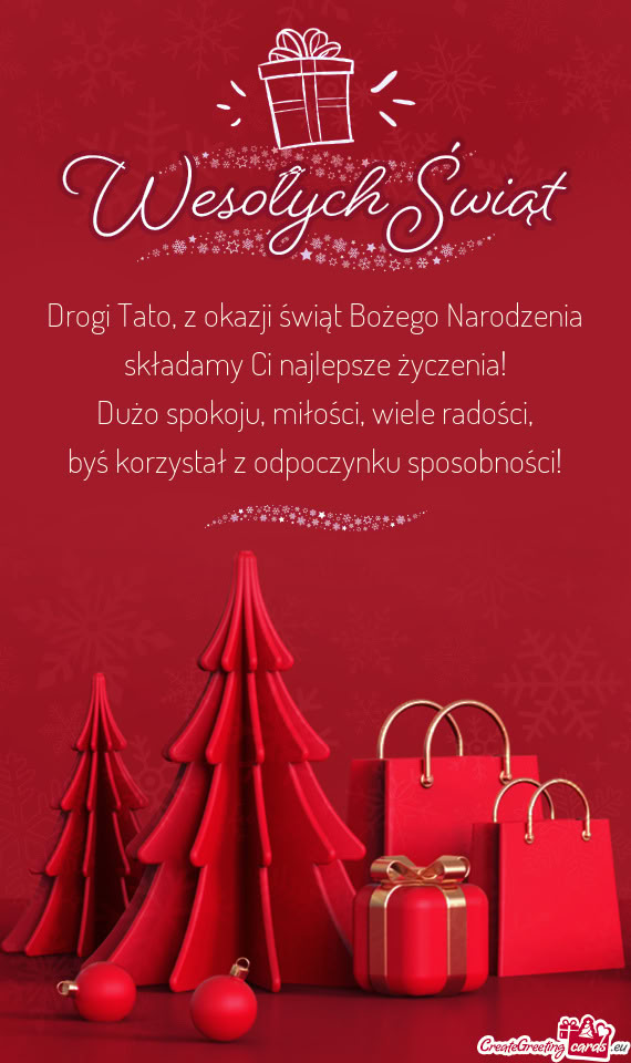 Dużo spokoju, miłości, wiele radości