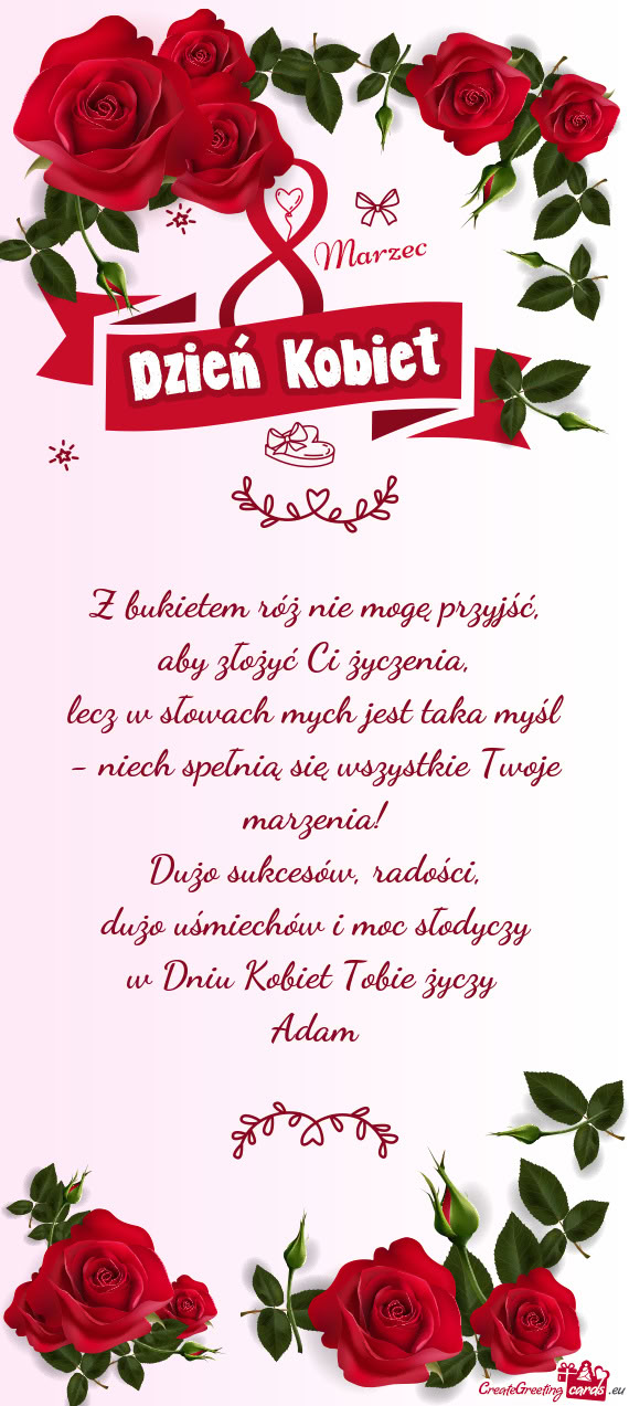 Dużo uśmiechów i moc słodyczy w Dniu Kobiet Tobie Adam