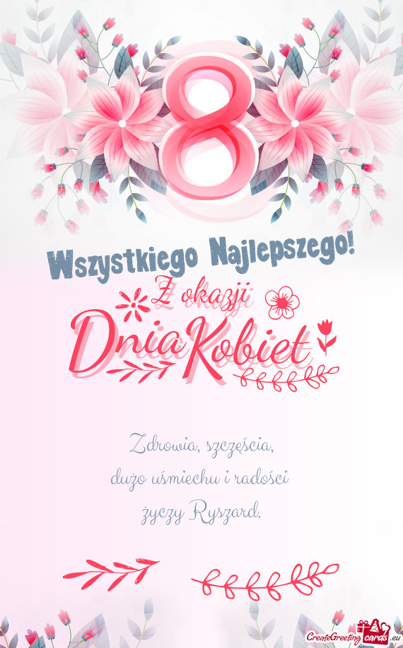 Dużo uśmiechu i radości Ryszard