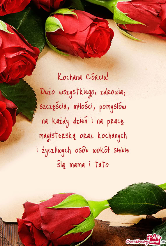 Dużo wszystkiego; zdrowia