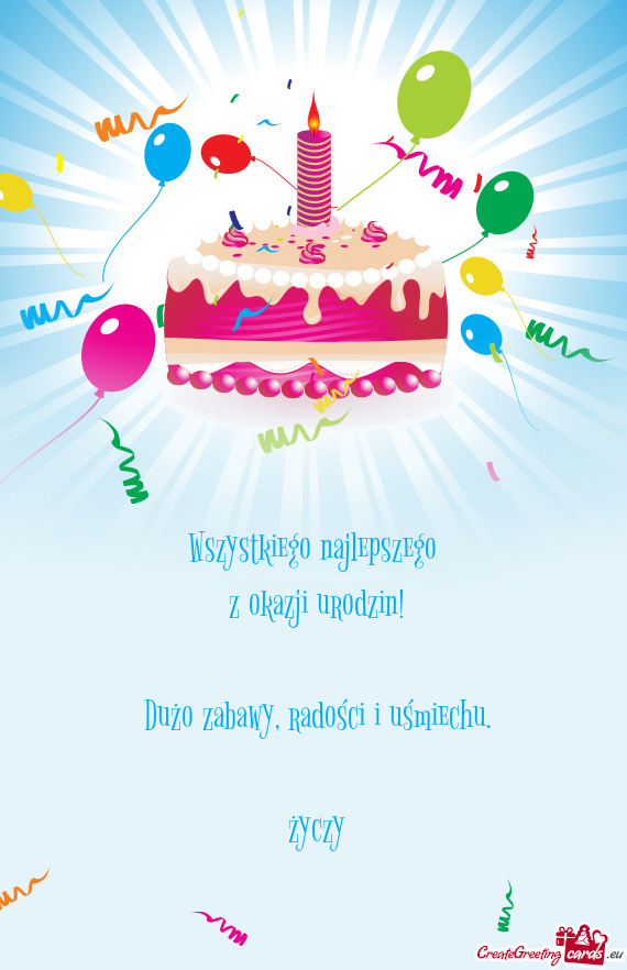 Dużo zabawy, radości i uśmiechu