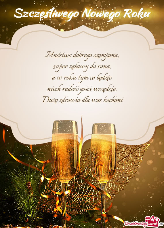 Dużo zdrowia dla was kochani