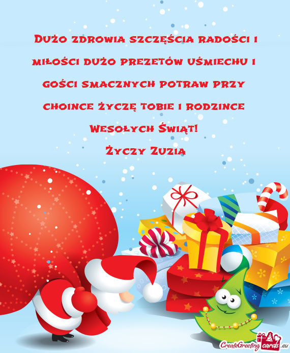 Dużo zdrowia szczęścia radości i
