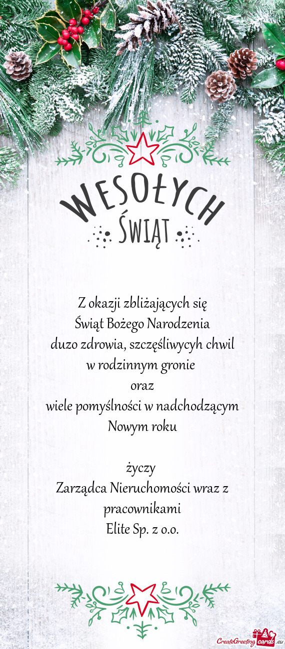 Duzo zdrowia, szczęśliwycyh chwil