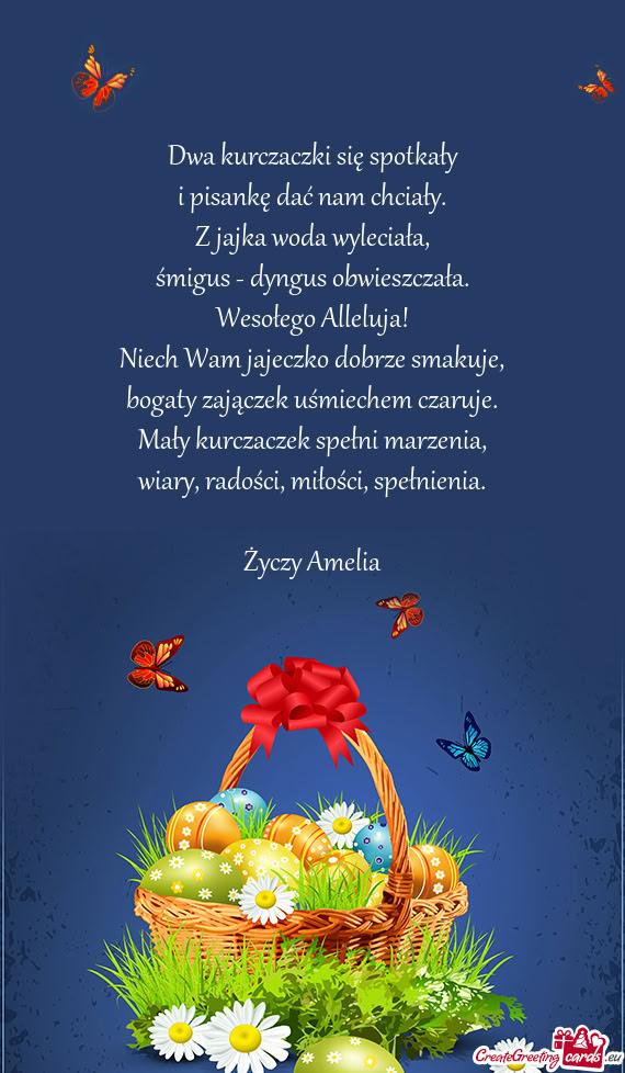 Dwa kurczaczki się spotkały  i pisankę dać nam chciały.  Z jajka woda