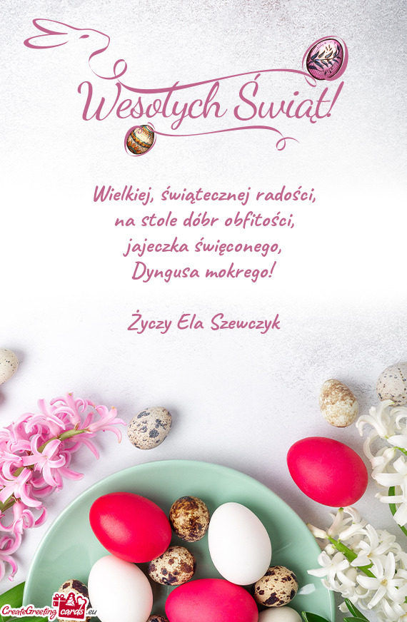 Dyngusa mokrego! Ela Szewczyk