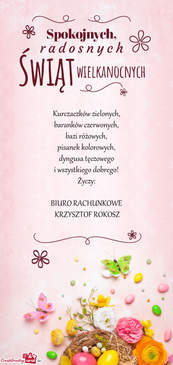 Dyngusa tęczowego i wszystkiego dobrego! Życzy