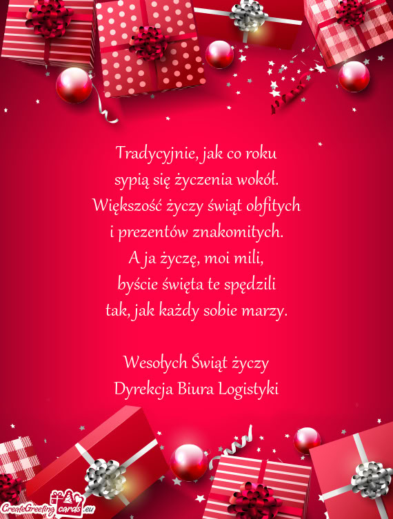 Dyrekcja Biura Logistyki