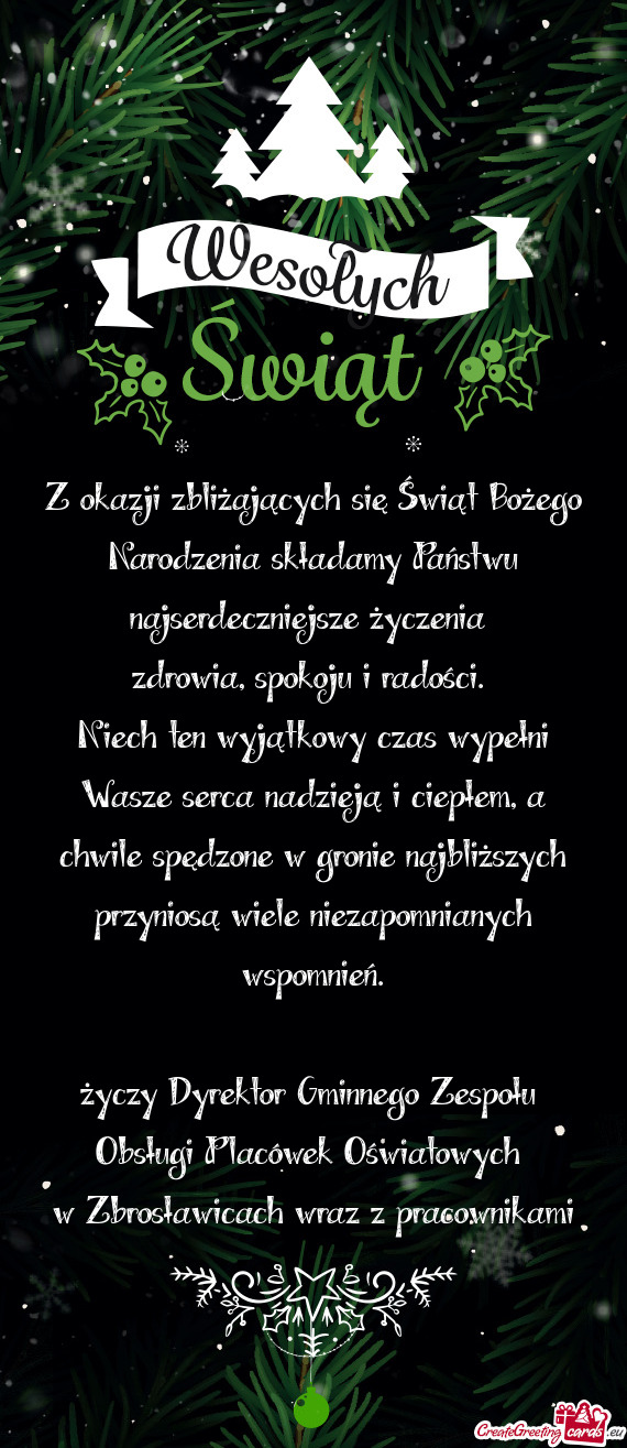 Dyrektor Gminnego Zespołu