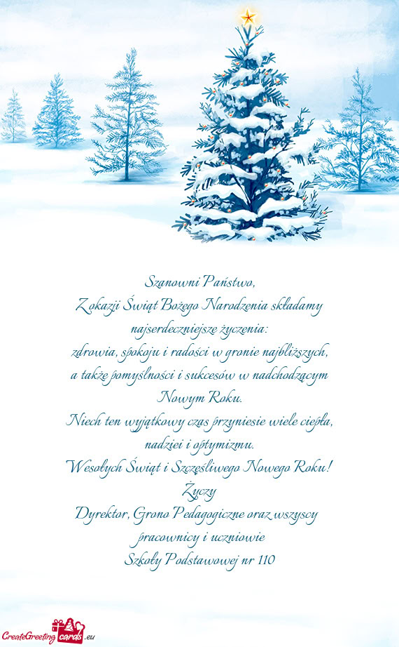 Dyrektor, Grono Pedagogiczne oraz wszyscy       pracownicy i uczniowie