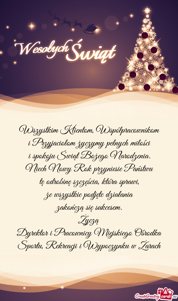 Dyrektor i Pracownicy Miejskiego Ośrodka