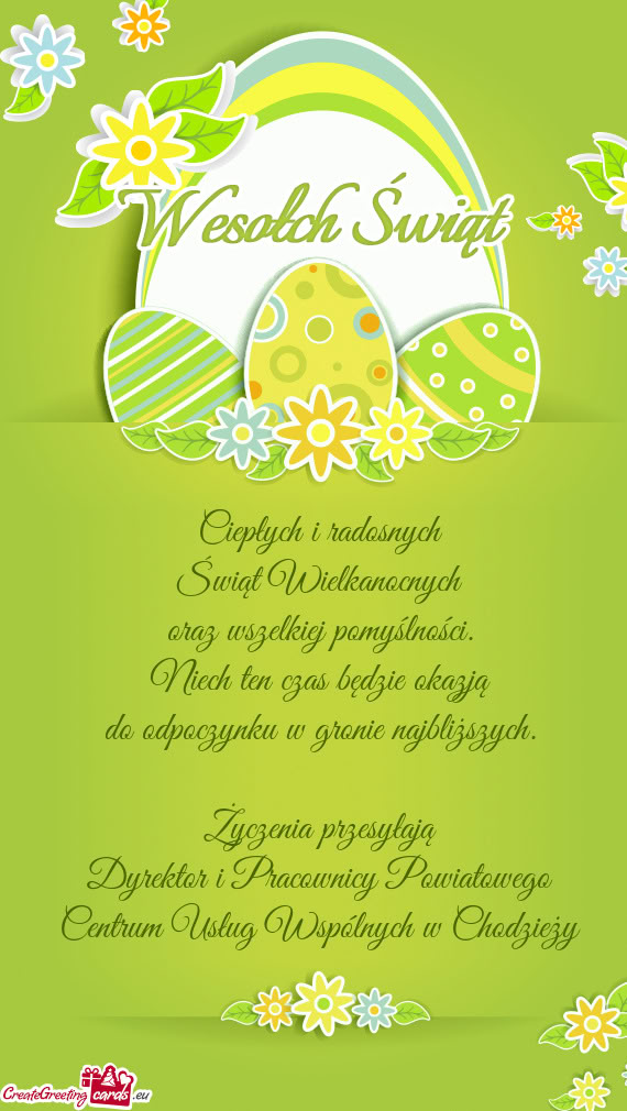 Dyrektor i Pracownicy Powiatowego Centrum Usług Wspólnych w Chodzieży