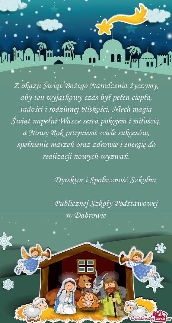 Dyrektor i Społeczność Szkolna