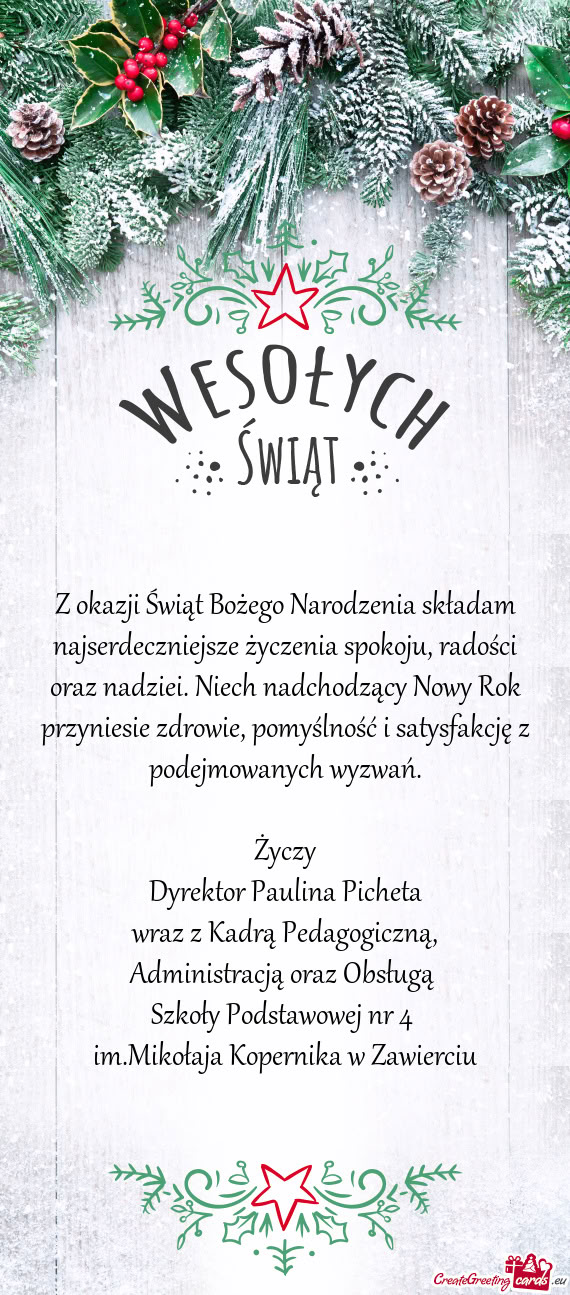 Dyrektor Paulina Picheta