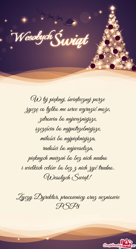 Dyrektor, pracownicy oraz uczniowie PSP8