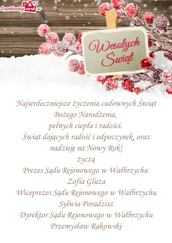 Dyrektor Sądu Rejonowego w Wałbrzychu Przemysław Rakowski