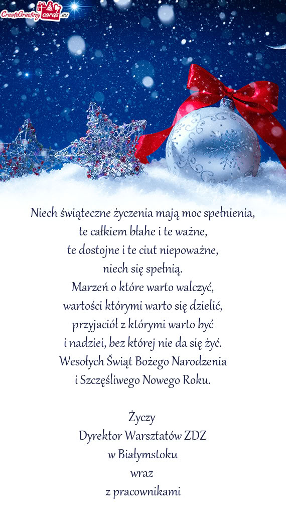 Dyrektor Warsztatów ZDZ