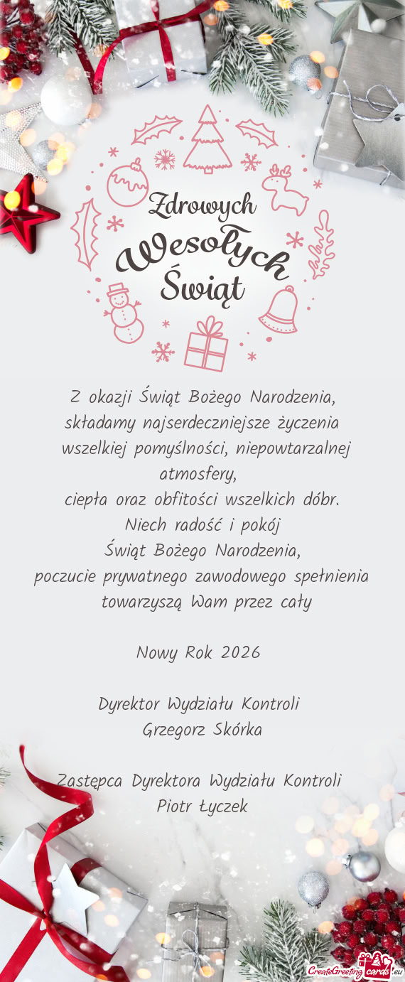 Dyrektor Wydziału Kontroli