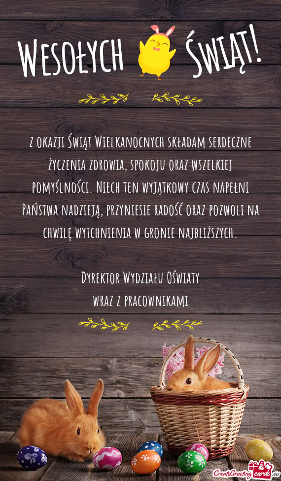 Dyrektor Wydziału Oświaty