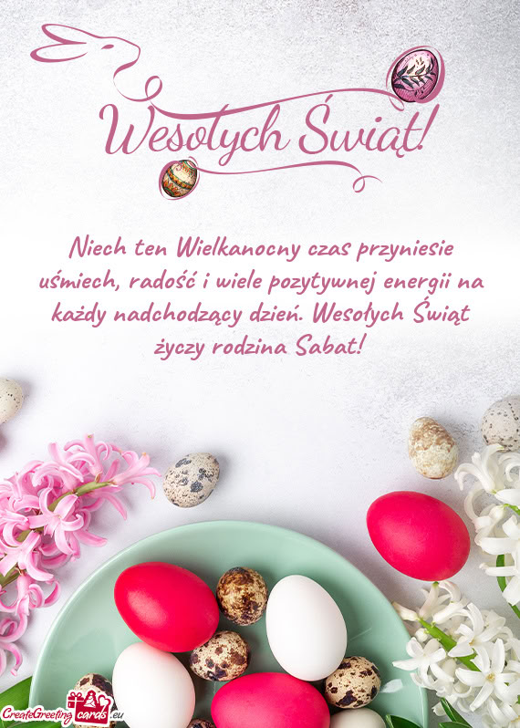 Dzący dzień. Wesołych Świąt rodzina Sabat