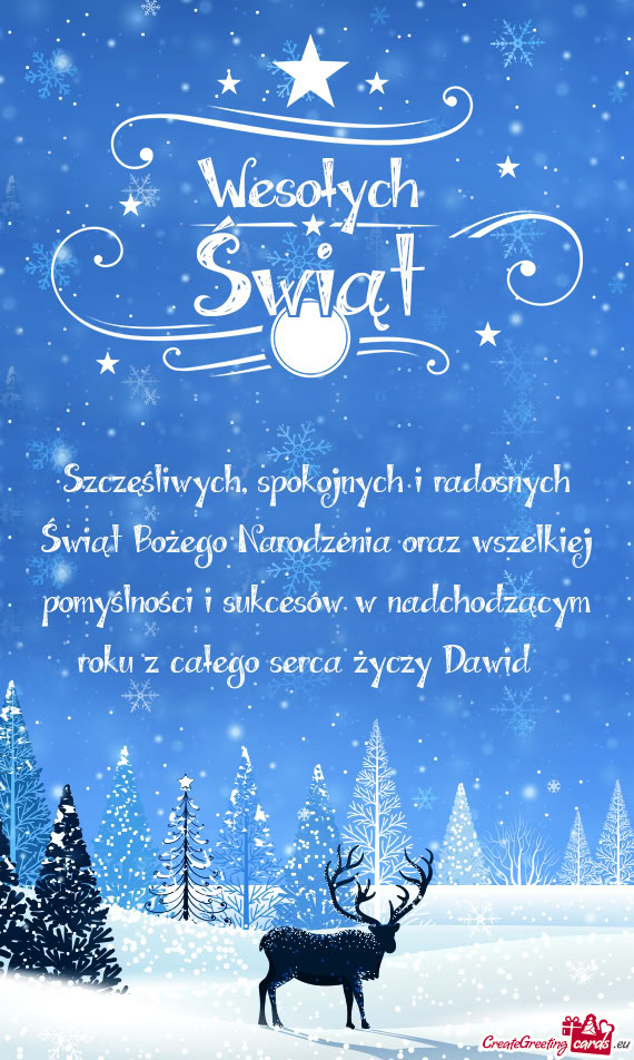 Dzącym roku z całego serca Dawid 😀