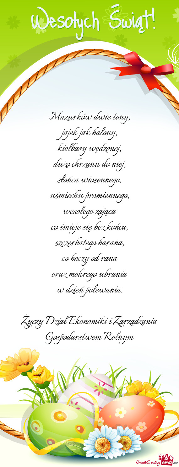 Dział Ekonomiki i Zarządzania Gospodarstwem Rolnym