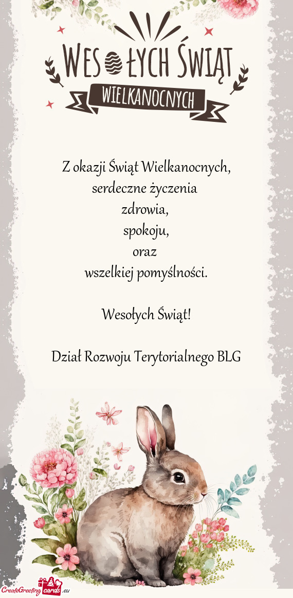 Dział Rozwoju Terytorialnego BLG