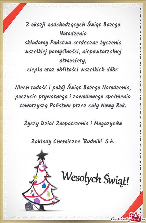 Dział Zaopatrzenia i Magazynów