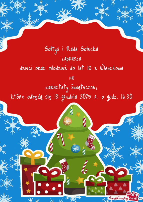 Dzieci oraz młodzież do lat 15 z Waszkowa