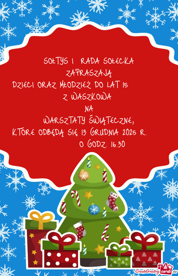 DZIECI ORAZ MŁODZIEŻ DO LAT 15   Z WASZKOWA