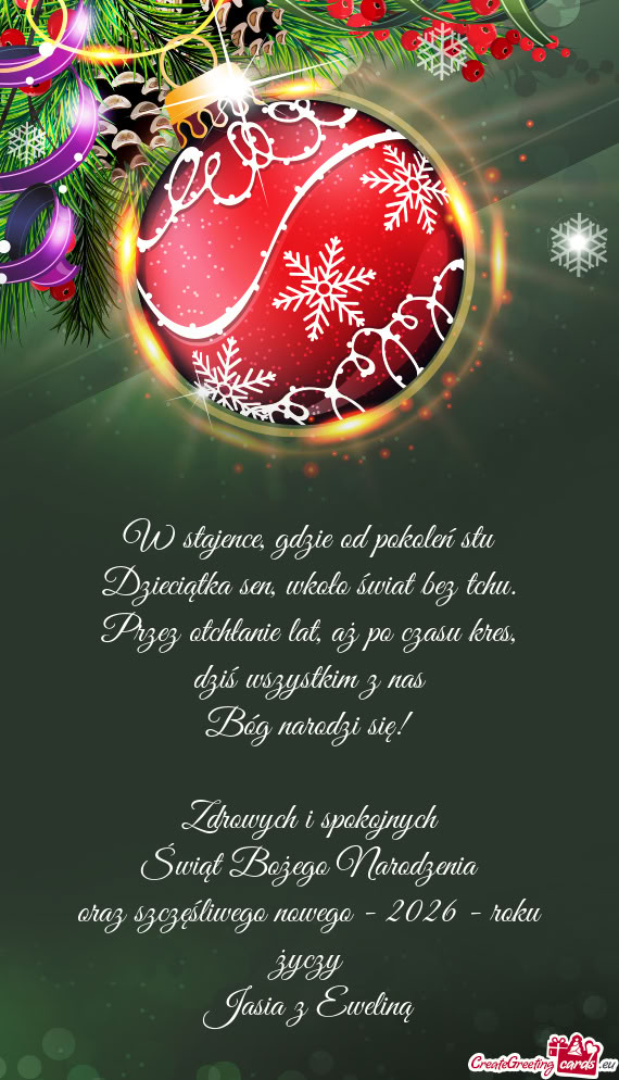 Dzieciątka sen, wkoło świat bez tchu