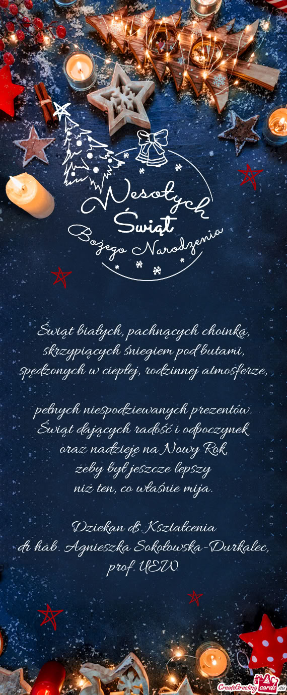 Dziekan ds. Kształcenia