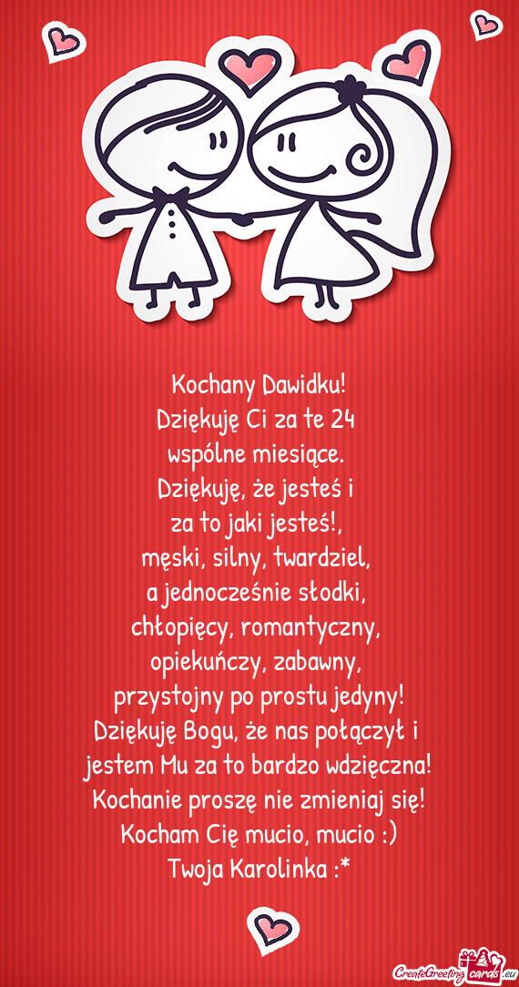 Dziękuję Ci za te 24