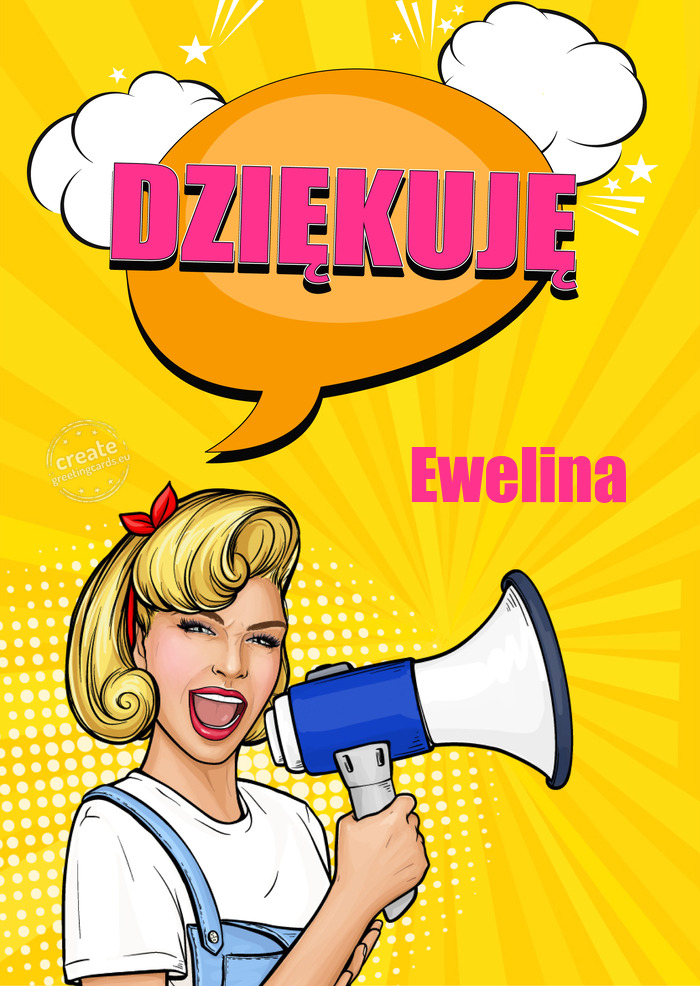 Dziękuję Ewelina