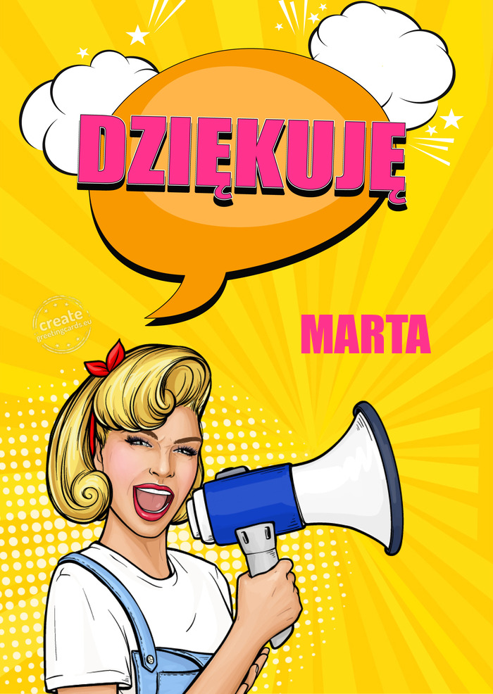 Dziękuję MARTA