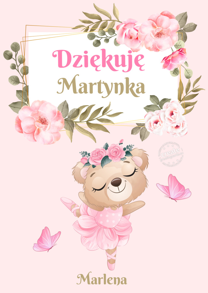 Dziękuję MartynkaMarlena