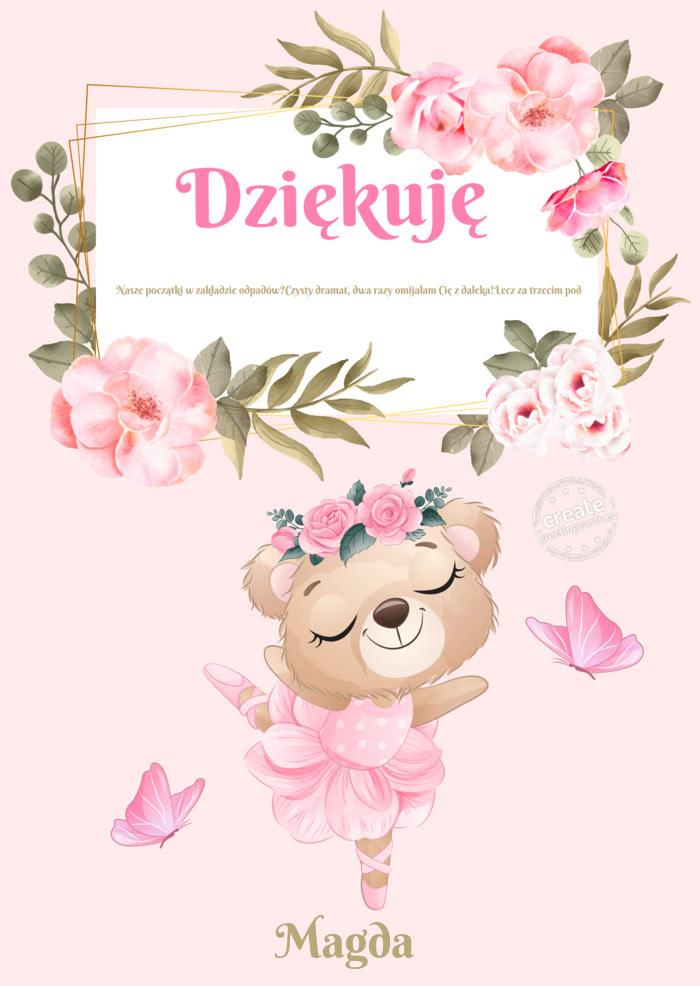 Dziękuję Nasze początki w zakładzie odpadów?Czysty dramat, dwa razy omijałam Cię z daleka!Lec