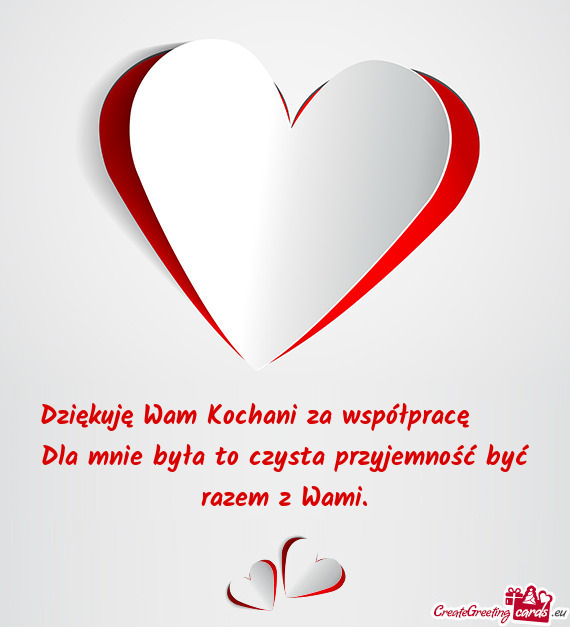 Dziękuję Wam Kochani za współpracę ❤️