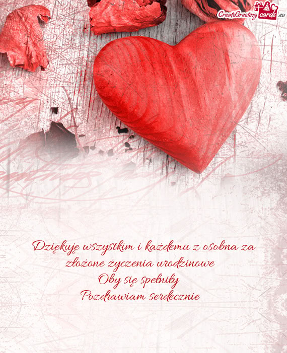 Dziękuję wszystkim i każdemu z osobna za złożone życzenia urodzinowe 🥰