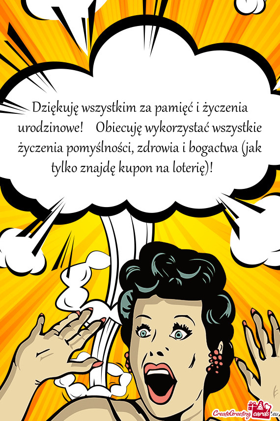 Dziękuję wszystkim za pamięć i życzenia urodzinowe! 🥳 Obiecuję wykorzystać wszystkie życz