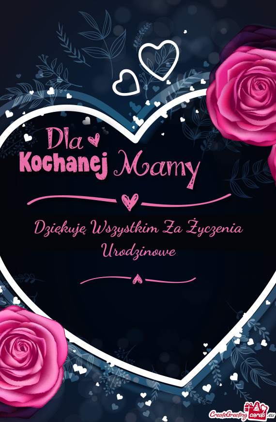 Dziękuję Wszystkim Za Życzenia Urodzinowe