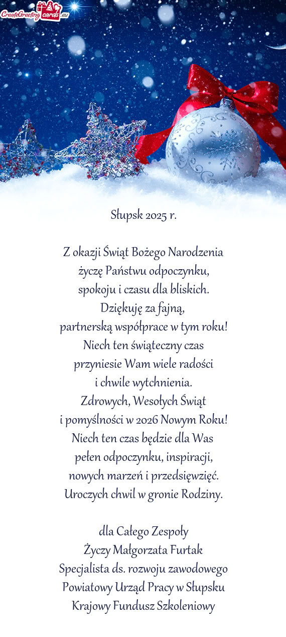 Dziękuję za fajną